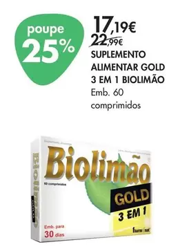 Biológico - Suplemento Alimentar Gold 3 Em 1