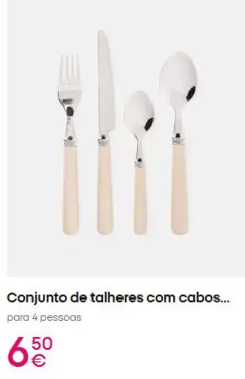 .Com - Conjunto De Talheres Com Cabos