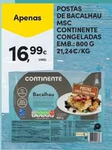 Continente - Postas De Bacalhau Msc Congeladas