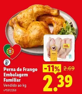 Perna De Frango Embalagem Familiar