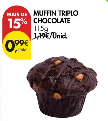 Muffin Triplo Chocolate