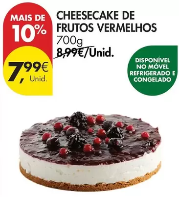 Cheesecake De Frutos Vermelhos