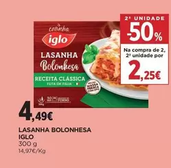 Iglo - Lasanha Bolonhesa