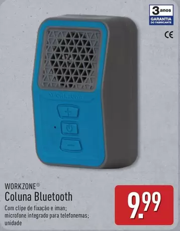 Workzone - Coluna Bluetooth