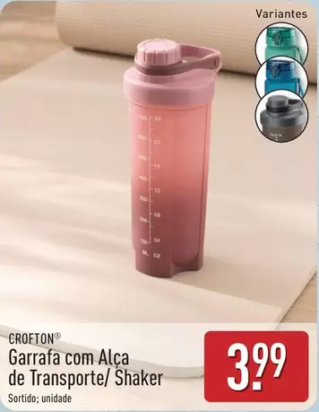 .Com - Garrafa Com Alca De Transporte/ Shaker