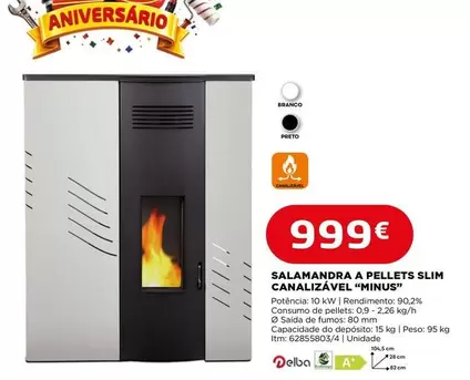 A+ - Salamandra A Pellets Slim Canalizavel