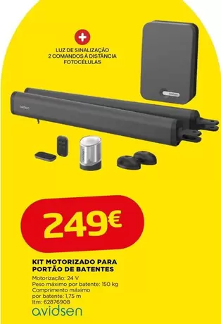 Kit Motorizado Para Portao De Batentes