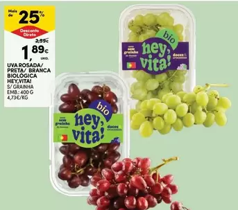 bio - Uva Rosada, Preta/Branca Biologica