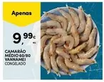 Camarão Medio 60/80 Vannamei