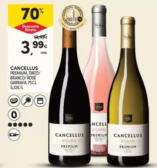 cancellus - Premium, Tinto / Branco / Rose Garrafa / 75 Cl