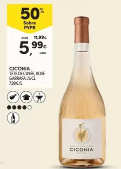 Ciconia - Tete De Cuvee, Rosé Garrafa