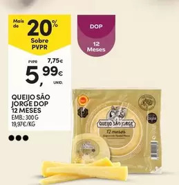 Queijo Sao Jorge Dop 12 Meses
