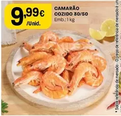 Camarão Cozido 30/50