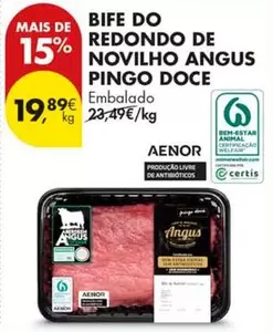 pingo doce - Bife Do Redondo De Novilho Angus