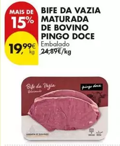 pingo doce - Bife Da Vazia Maturada De Bovino
