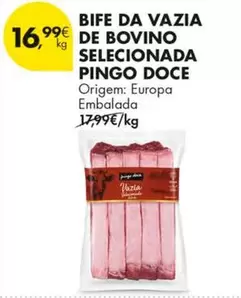 pingo doce - Bife Da Vazia De Bovino Selecionada