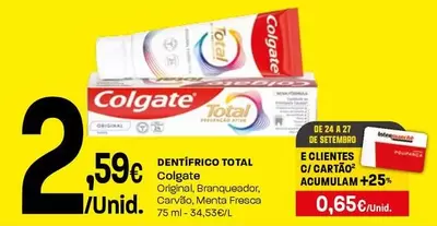 Colgate - Dentífrico Total