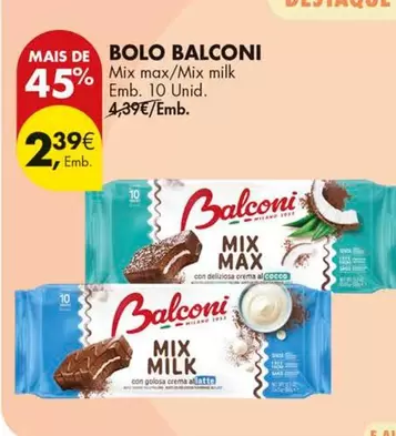 Balconi - Bolo