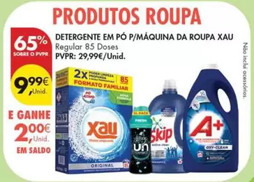 Xau - Detergente Em Pó P/Maquina Da Roupa