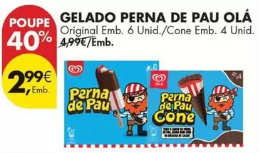 Olá - Gelado Perna De Pau
