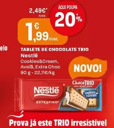 Nestlé - Tablete De Chocolate Trio
