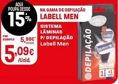 Labell - Sistema Laminas P/Depilacao