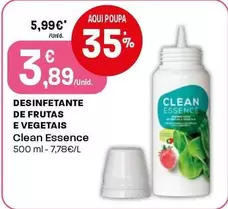 Clean Essence - Desinfetante De Frutas E Vegetais