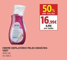 Veet - Creme Depilatorio Peles Sensiveis