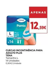 Tena - Cuecas Incontinencia Para Adulto Plus