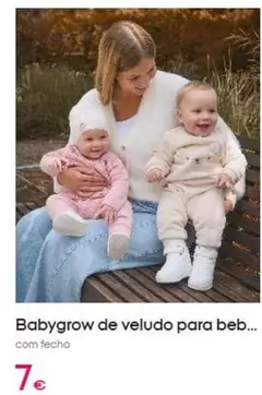 .Com - Babygrow De Veludo Para Beb