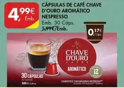 Nespresso - Cápsulas De Café Chave D'Ouro Aromático