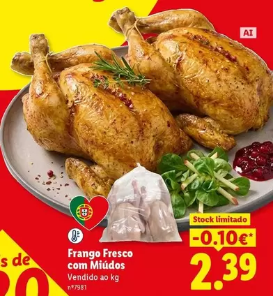 Frango Fresco Com Miudos
