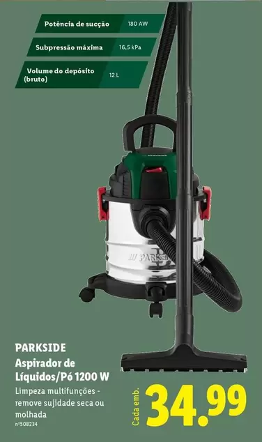 parkside - Aspirador De Liquidos