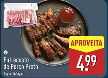 Entrecosto De Porco Preto