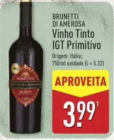 Vinho Tinto IGT Primitivo