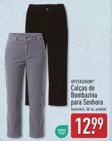 up2fashion - Calças De Bombazina Para Senhora