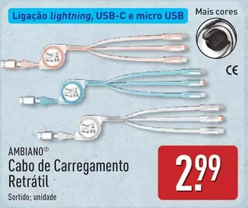 Cabo De Carregamento Retrátil