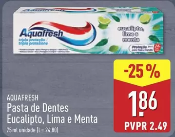 Aquafresh - Pasta De Dentes Eucalipto, Lima E Menta