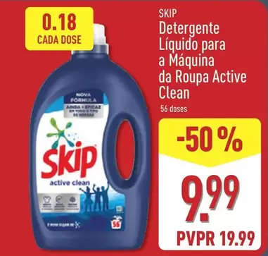 Skip - Detergente Liquido Para A Maquina Da Roupa Active Clean