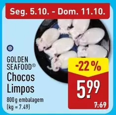 Golden Seafood - Chocos Limpos