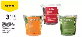 Preparado Batido Detox Green/Orange/Red