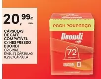 Nespresso - Cápsulas De Café Compativel C/ Buondi
