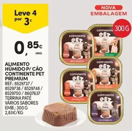 Continente - Alimento Humido P/ Cao