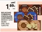 Continente - Bolachas Cobertas Chocolate