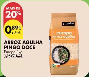 pingo doce - Arroz Agulha Pingo Doce