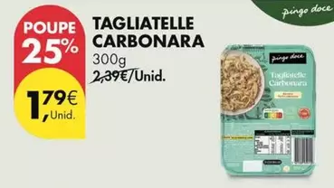 pingo doce - Tagliatelle Carbonara