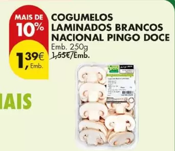 pingo doce - Cogumelos Laminados Brancos Nacional