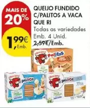 Queijo Fundido C/ Palitos A Vaca