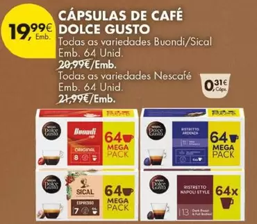 Dolce Gusto - Cápsulas De Café
