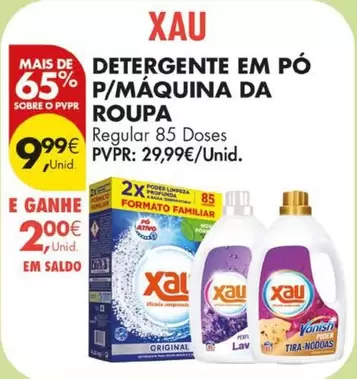 Xau - Detergente Em Pó P/Maquina Da Roupa